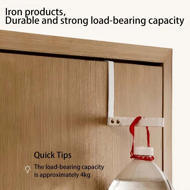 1/2PC Collapsible Hooks Over-Door Coat Rack Creative Space-Saving Drying Laundry Rack Rustproof Door Organizer Rack Apartment 
