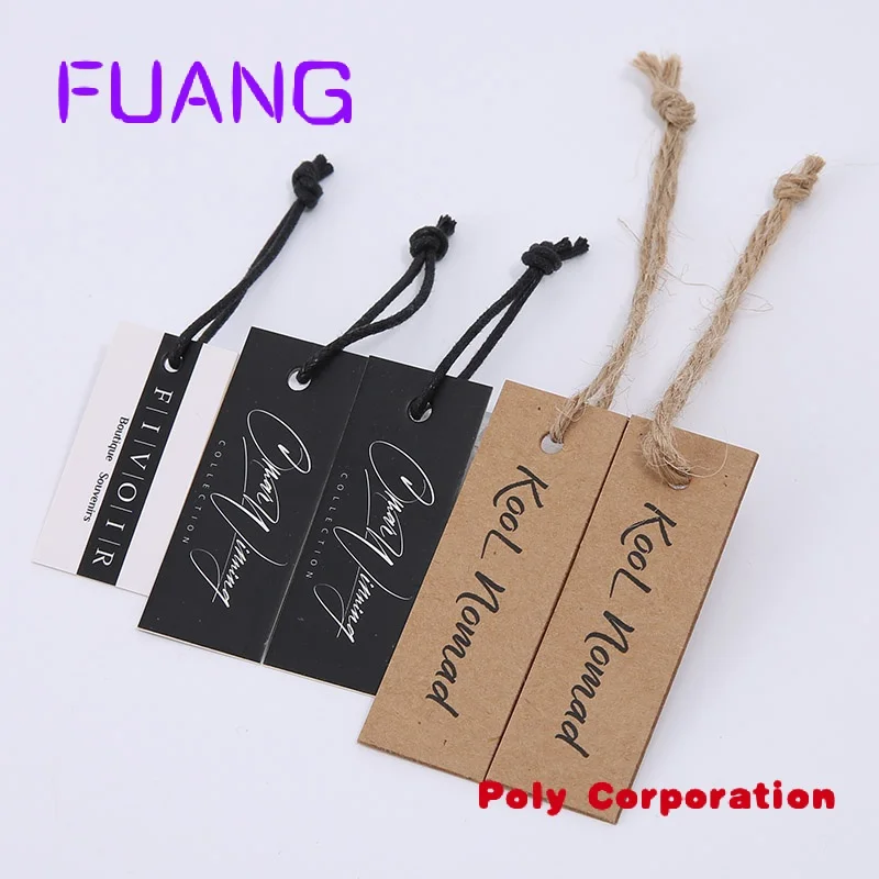 Custom  Custom printing luxury clothe hangtags business cards mini thank you cards jewelry small hang tag clothing paper hang ta