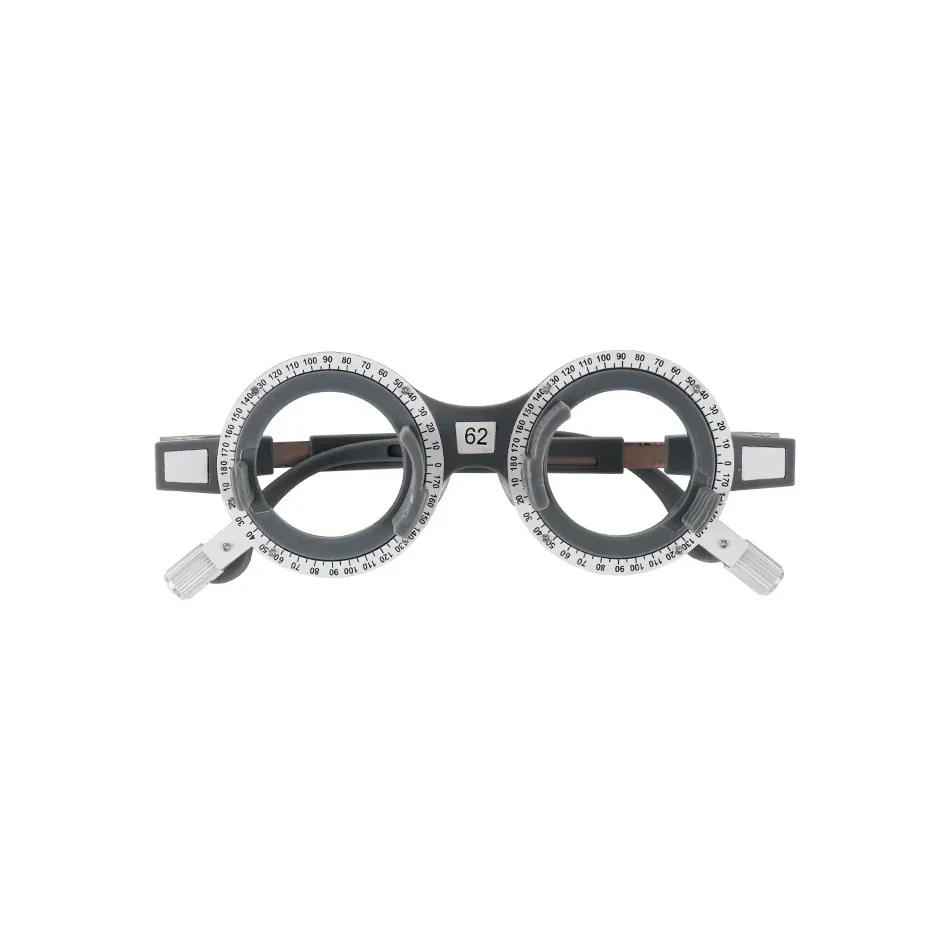 New Design TF-X Plastic Optical Trial Frame Set Ophthalmic Trial Lens Frame 52-70mm Optional Fixed PD Grey Color 1pc
