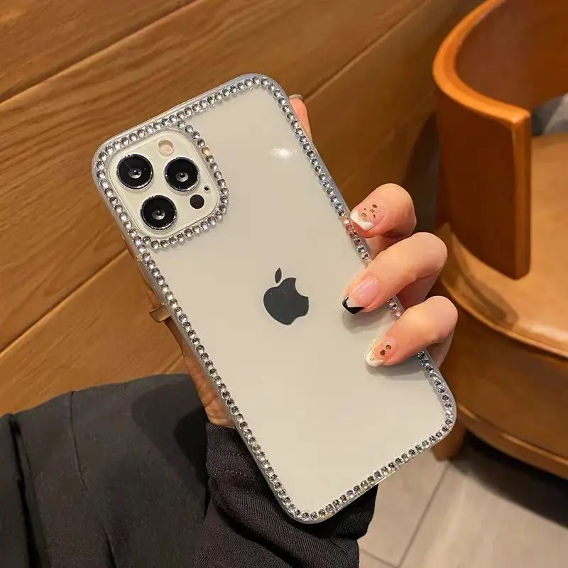 Bling Phone Case Samsung Galaxy S23 Ultra S22 S21 S24 S21 FE S10 S9 S8 Plus 3D Rhinestone Galaxy Telefon Fundas