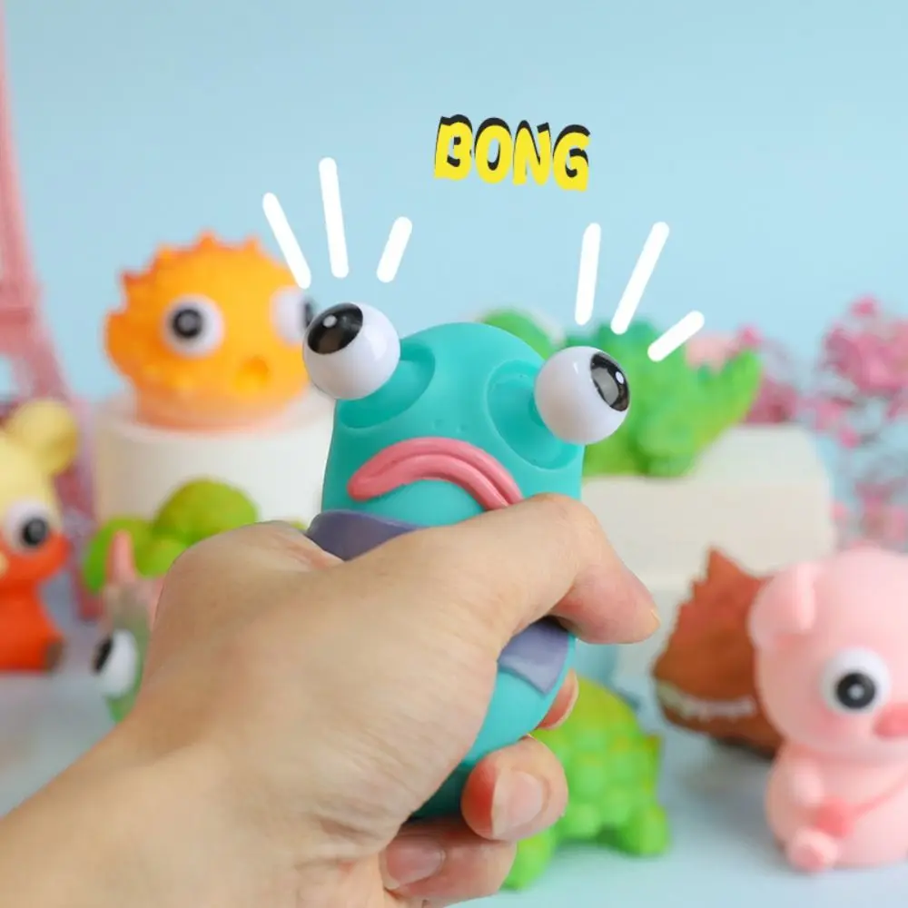 

Sensory Toy Burst Eye Squeeze Toy Cute Cartoon Animal TPR Pinch Decompression Toy Silicone 3D Cartoon Fidget Toy Funny Toys