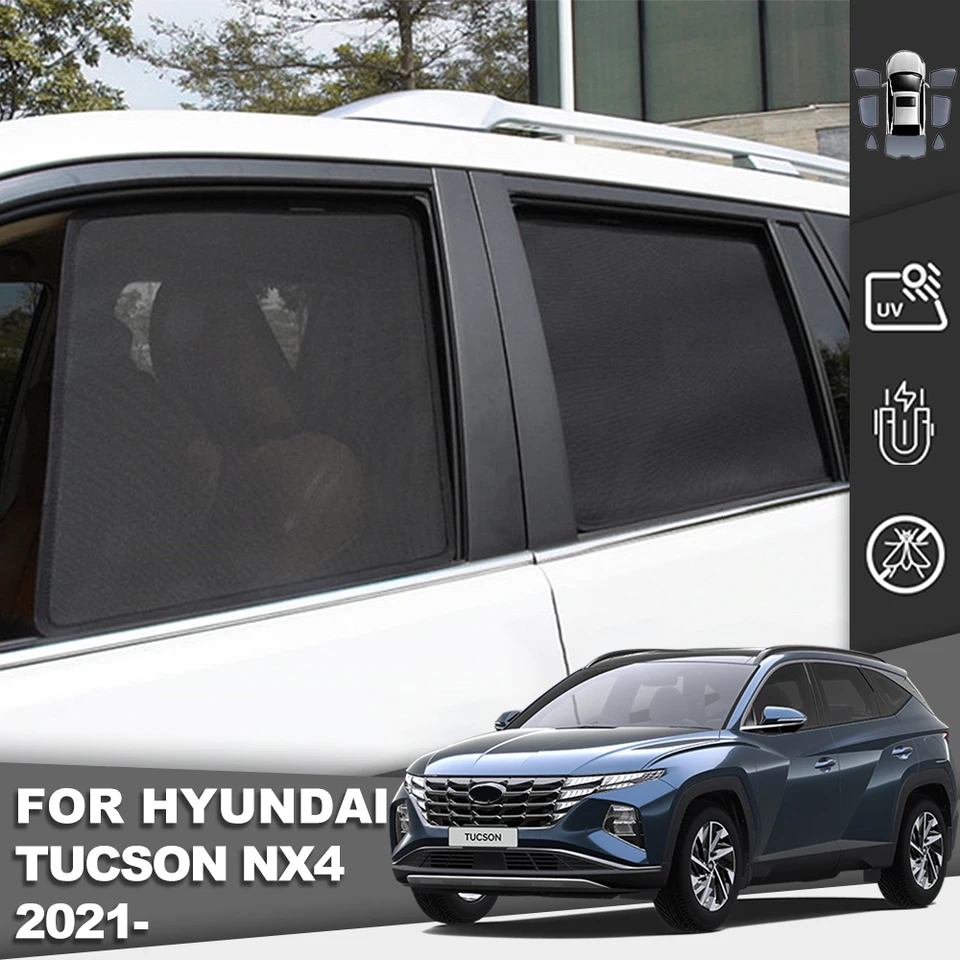 Pare-soleil Pour Hyundai Tucson 2015-2023 - Store Thermique Pare-brise Avant, Rotation 360°, Pliable