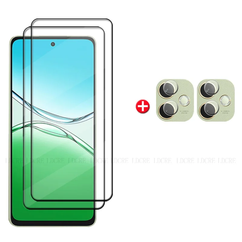 Enhanced 6-in-1 Tempered Glass Screen and Lens Protector with Full Cover Glue and 9H Hardness