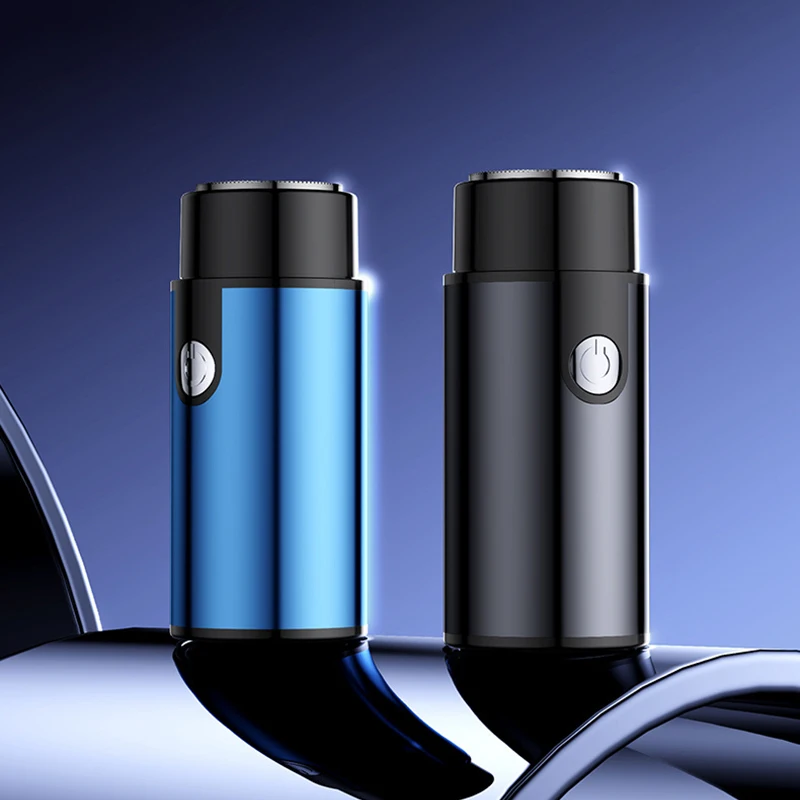 남성용 미니 여행용 면도기, 휴대용 전기 면도기, 남성용 수염 트리머 면도기, USB 충전식 면도기