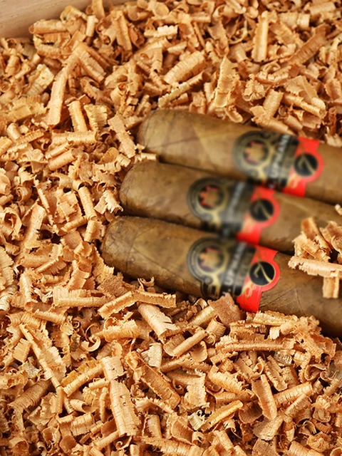 Copeaux de bois de cèdre naturel, scie, Premium espagnol, boîte  d'humidification de cigares, maintient l'humidité, 50 g/paquet - AliExpress