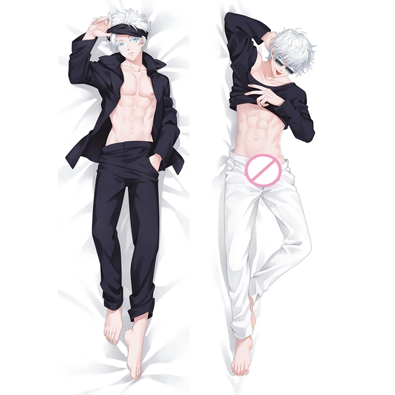 

60x180cm Jujutsu Kaisen Gojo Satoru Dakimakura Cover Otaku Hugging Body Pillow Cases Peachskin Bedding Pillow Cases 50x150cm