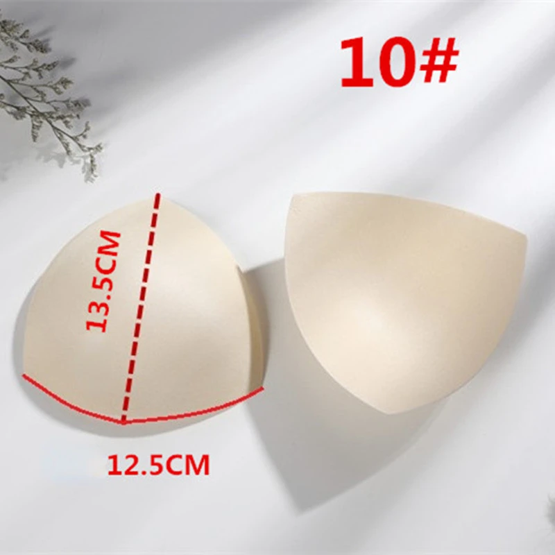 Bra Pads Inserts 2pcs 1pair Women Intimates Accessories Sponge Swimsuit Breast Push Up Bra Padding Chest Enhancers Bra Foam Insert Chest Cup
