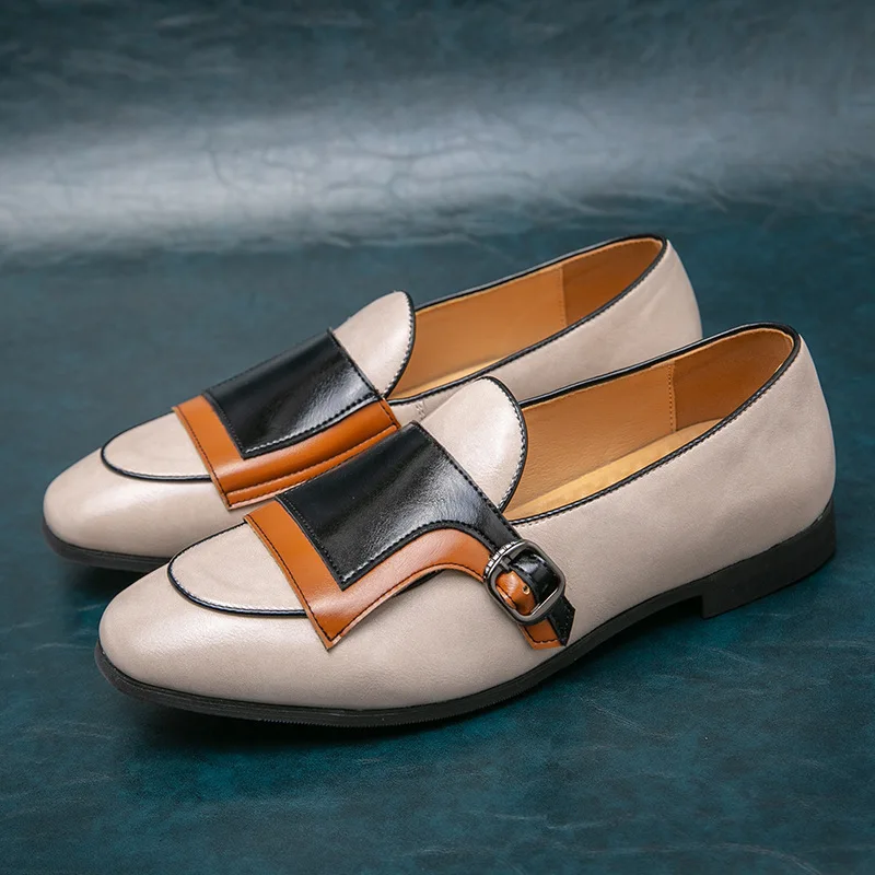 

Leather Men Loafer Shoes Fashion Slip On Male Shoes Casual Shoes Man Party Wedding Footwear