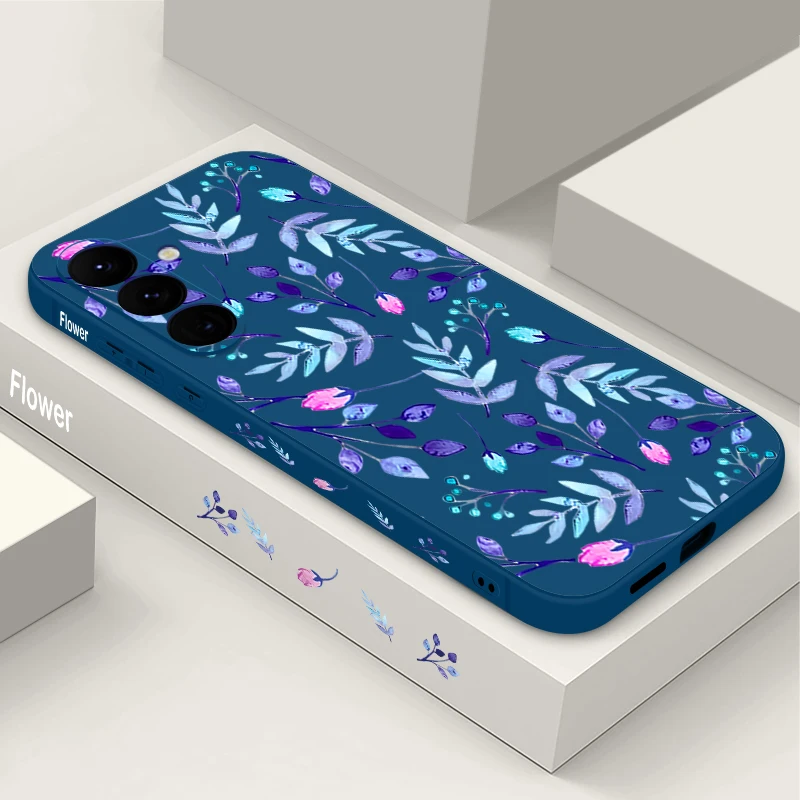 Vibrant Leaf Design Soft Phone Case