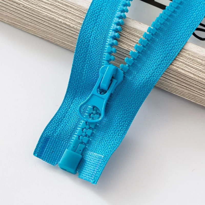 Resin Open-End Zipper for Garment Sewing and Accessories