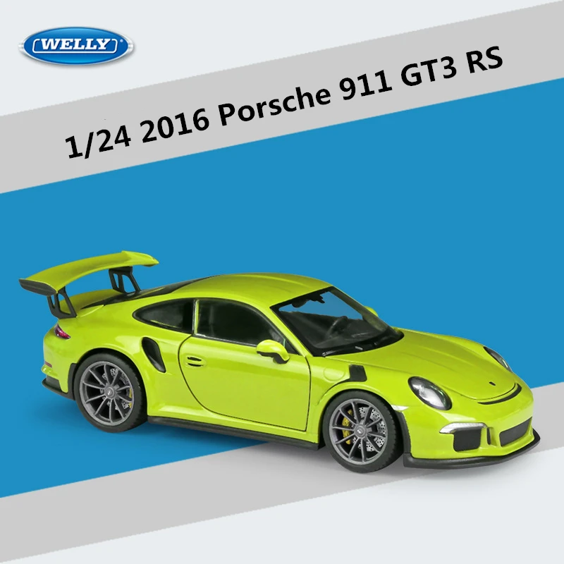 1/24 WELLY ポルシェ 911 GT3 RS カスタム品 Review Porsche 991 GT3 RS by Welly 1:24 customize - YouTube
