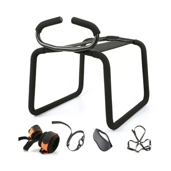 Sex Furniture Couples Position Mount Stool Sex Life Portable Multifunctional Support Chair Aid Adult Games Bondage Set Toy 2