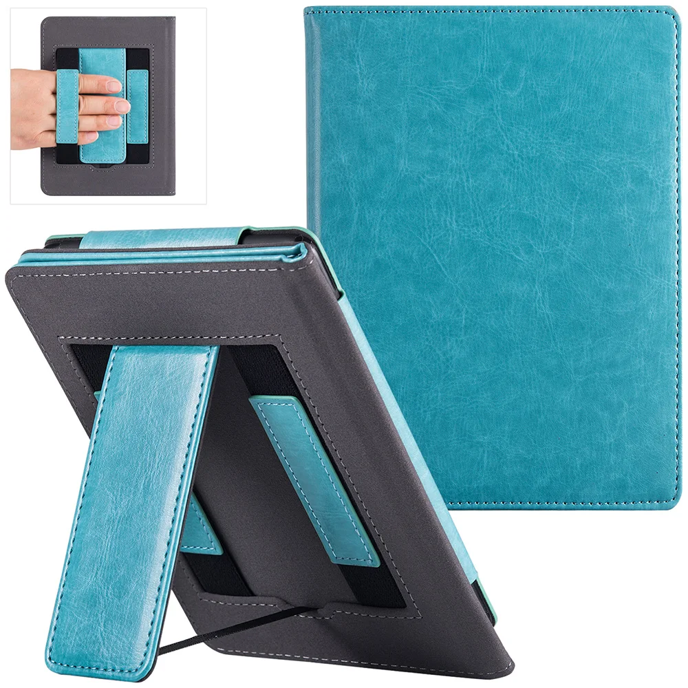 Pocketbook Inkpad Color Estojo com Suporte-manga de Couro pu Capa com Duas Alças de Mão Sono e Vigília Automáticos Cores