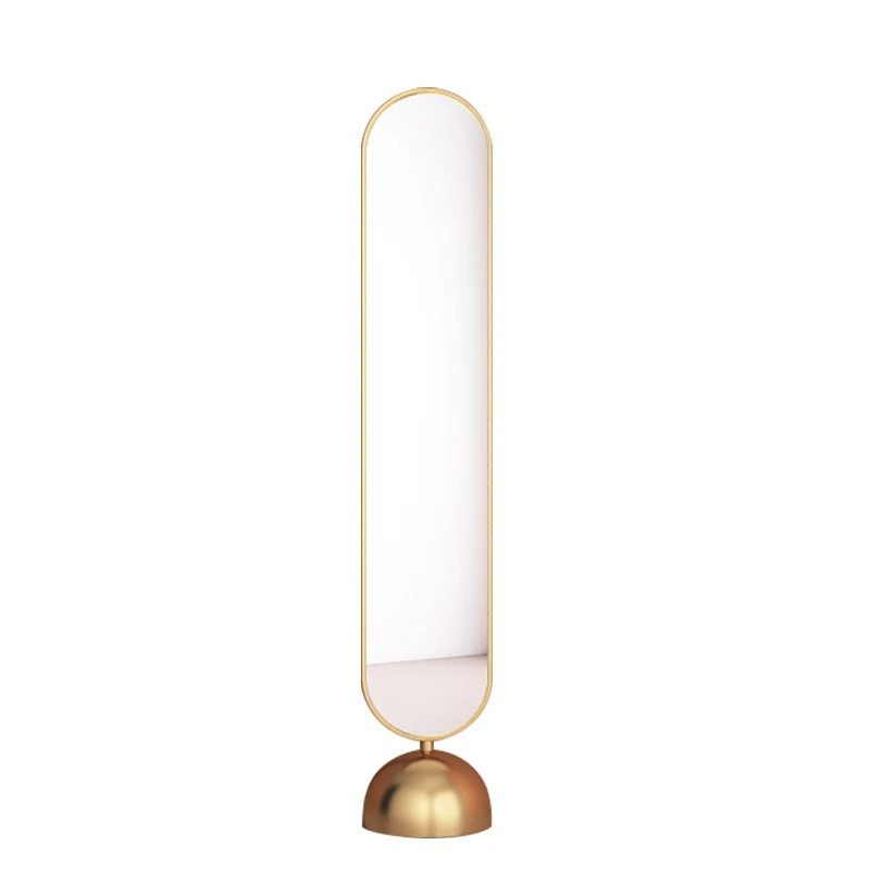 

Нордический зеркальный металлический каркас, стоячий современный гардеробный дизайн для спальни, прихожей, полноразмерный зеркальный декор, креативный Декор