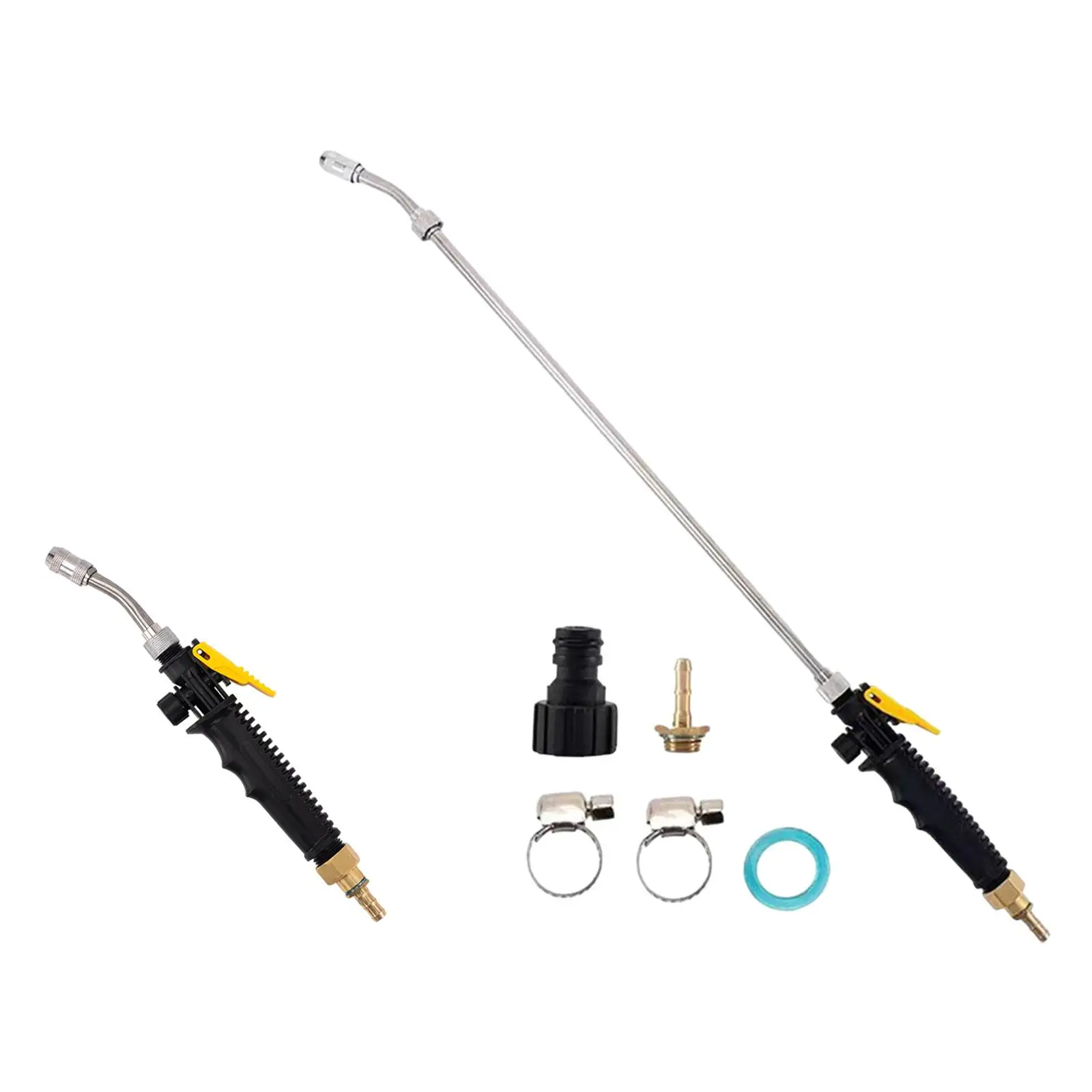 Sprayer Wands with Shut Off Valves Garden Watering Hose Quick Connector High Pressure Washer Sprayer Garden Wands