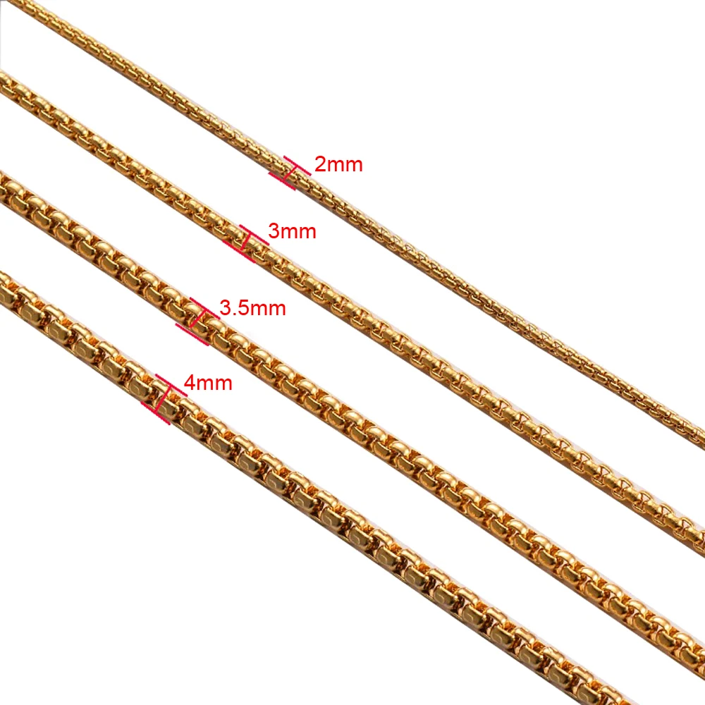 Colar Figaro de Aço Inoxidável Design para Homens e Mulheres - Imagem 4