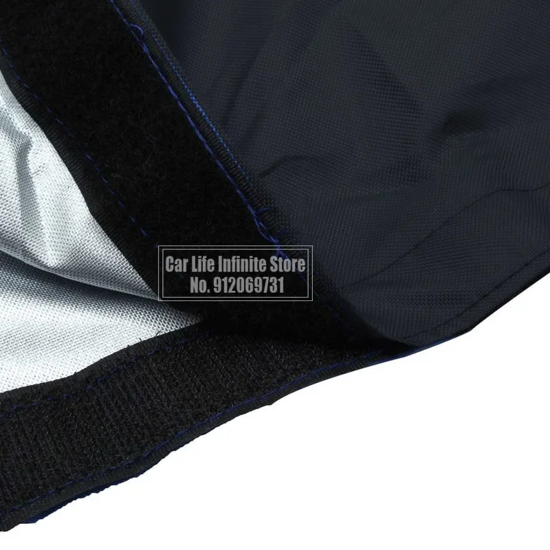 600D Sail Cover Mainsail Boom Cover Boat Waterproof Anti UV Sunshade Dustproof Boom Sail Covers 8-9ft 9-10ft 10-11ft boat cover fishing boat cover