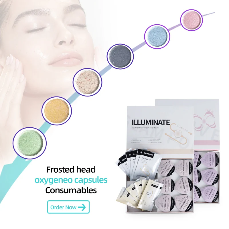 CO2 Pod Glam Pod For Bubble Facial Machine Facial Spa Revive Pods For Aqua Machine Skincare CO2 Serum Gels Glam