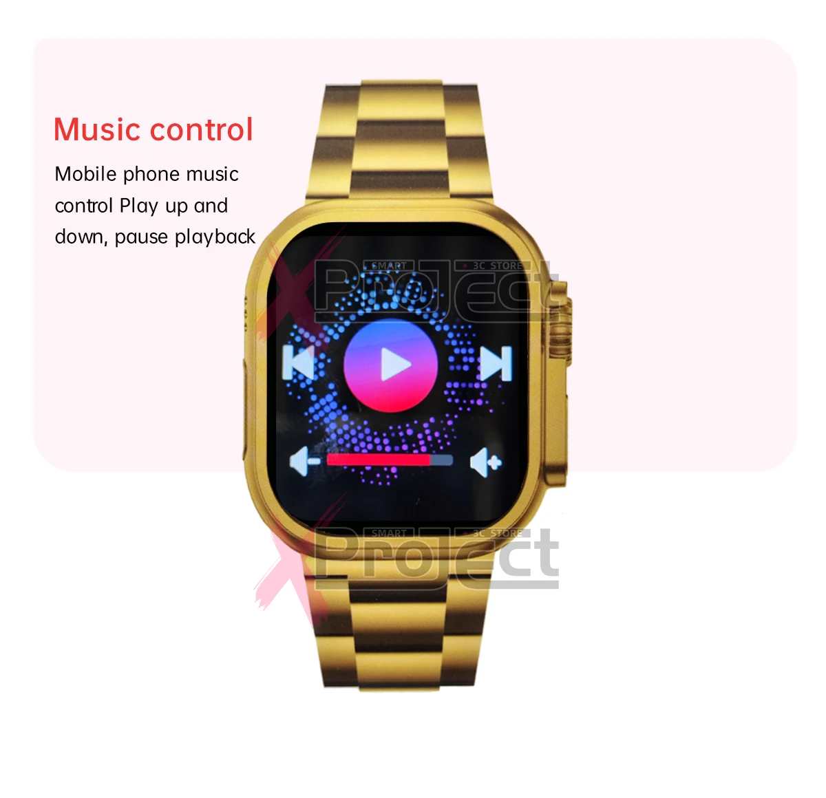 G9 Ultra Pro Gold Smart Watch description image 9