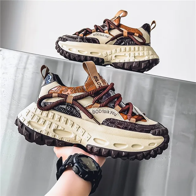 High Quality Sneakers for Men Summer New Breathable Men Shoes Trendy Anti Slip Casual Platform Sneakers Кроссовки Сетка Мужские 1