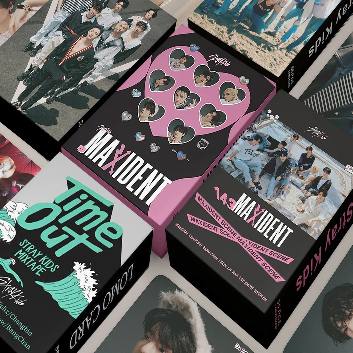

55PCS / Kpop Stray kids Time out CIRCUS ODDINARY NO EASY Lomo Cards ATEEZ TWICE ITZY Card album idol fan card