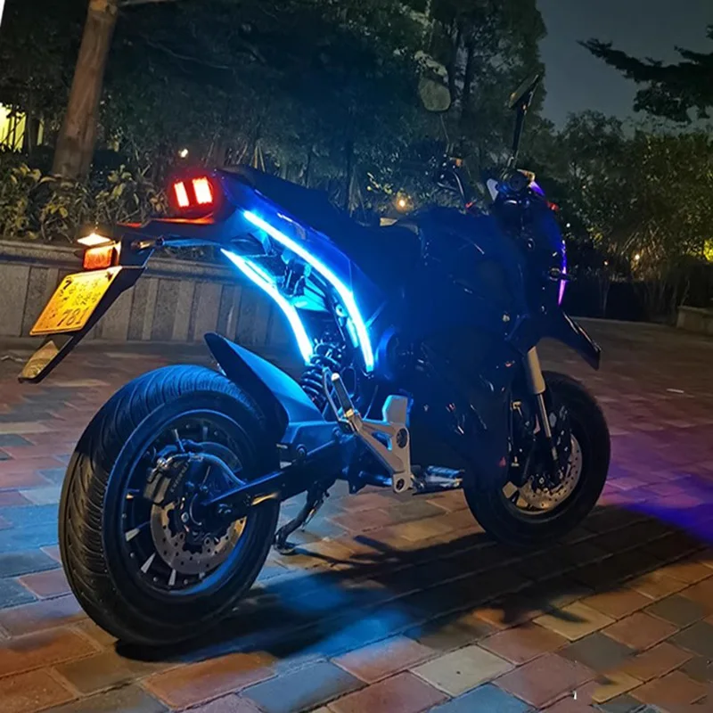 Motorcycle LED Lights 2pcs Waterproof 60cm LED Strip Colorful Decoration 12V motorcycle led lights motorcycle accessories led lamp strip car led lights