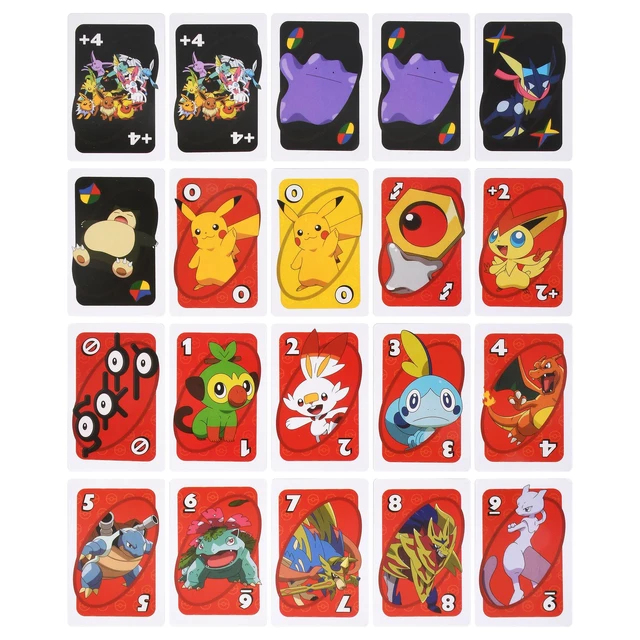 Jogo Cartas De Poker Uno Pokemon Sword & Shield Jogo De Cartas Para Família  Engraçado