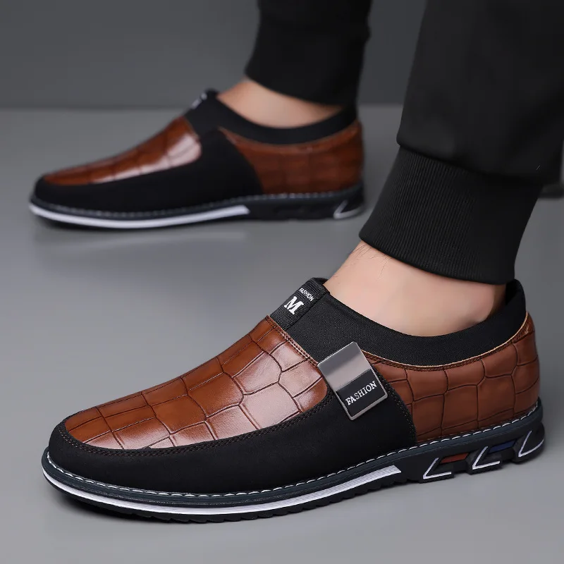 Men's Soft Leather Casual Shoes Autumn  New Men's Sports Shoe Soft Bottom Comfortable Casual Sneakers Zapatos Para Hombre