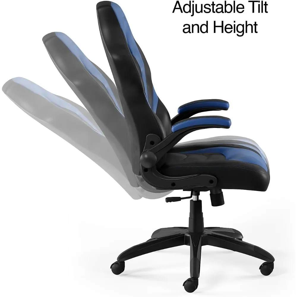 2710764 Gaming Chair Black and Blue 3