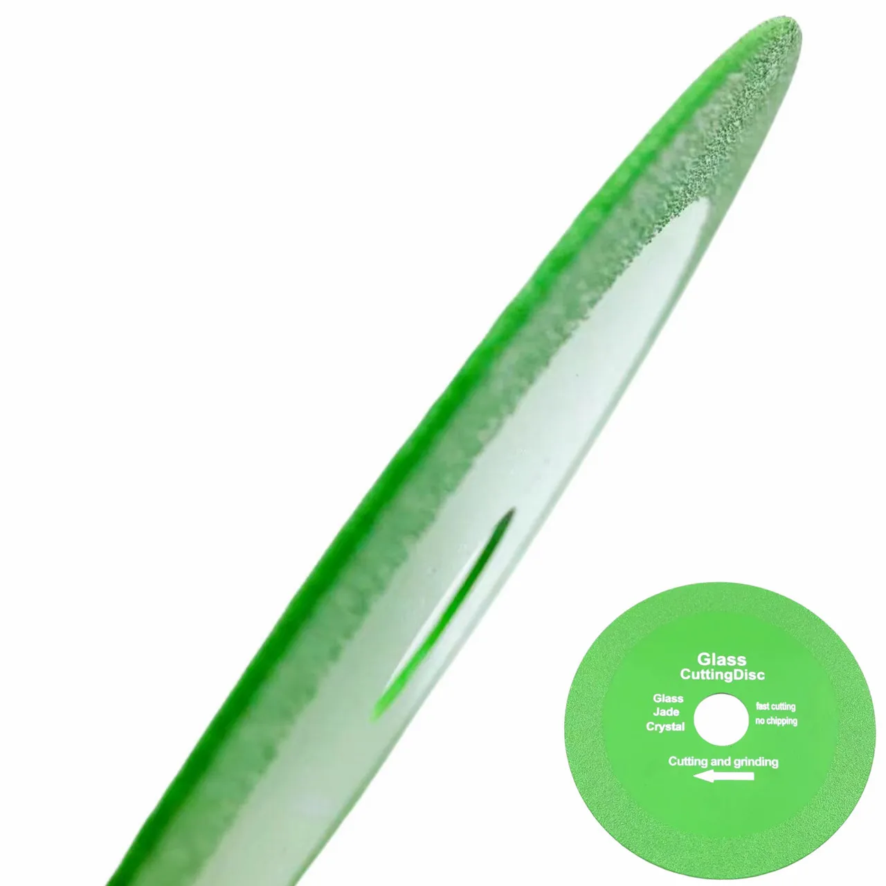 Enhanced Glass Cutting Disc 125mm Blade for Jade, Crystal, and Wine Bottle Chamfering