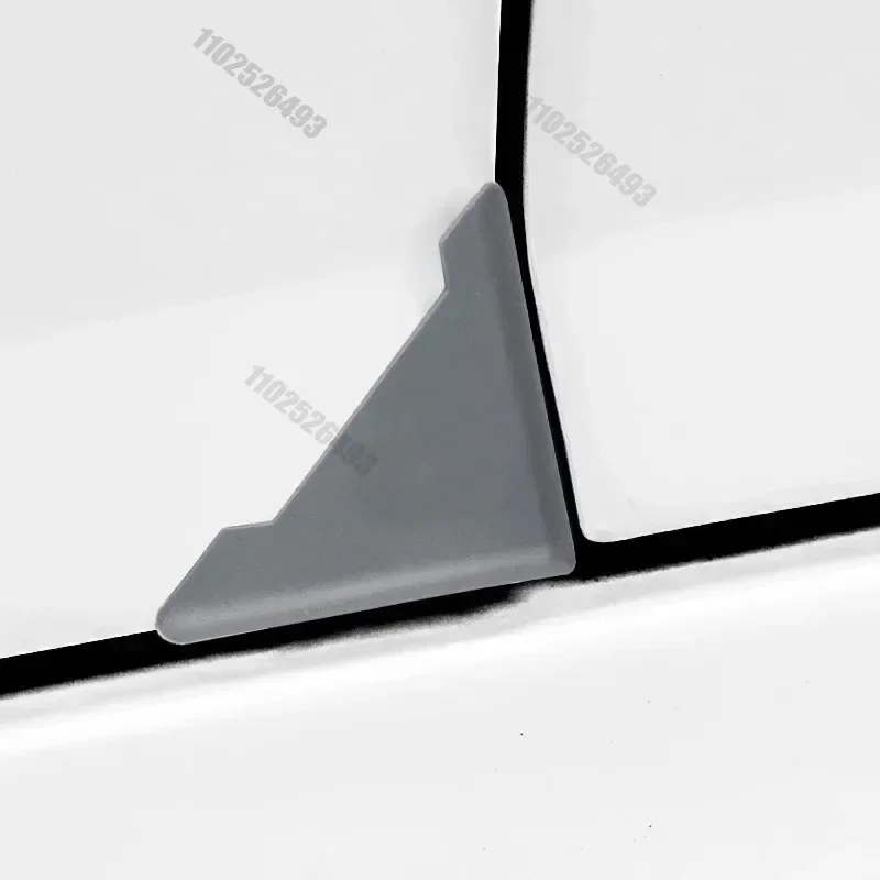 Universal Transparent Silicone Car Door Corner Protectors - Anti-Collision and Anti-Scratch Edge Covers (2/4 Pack)