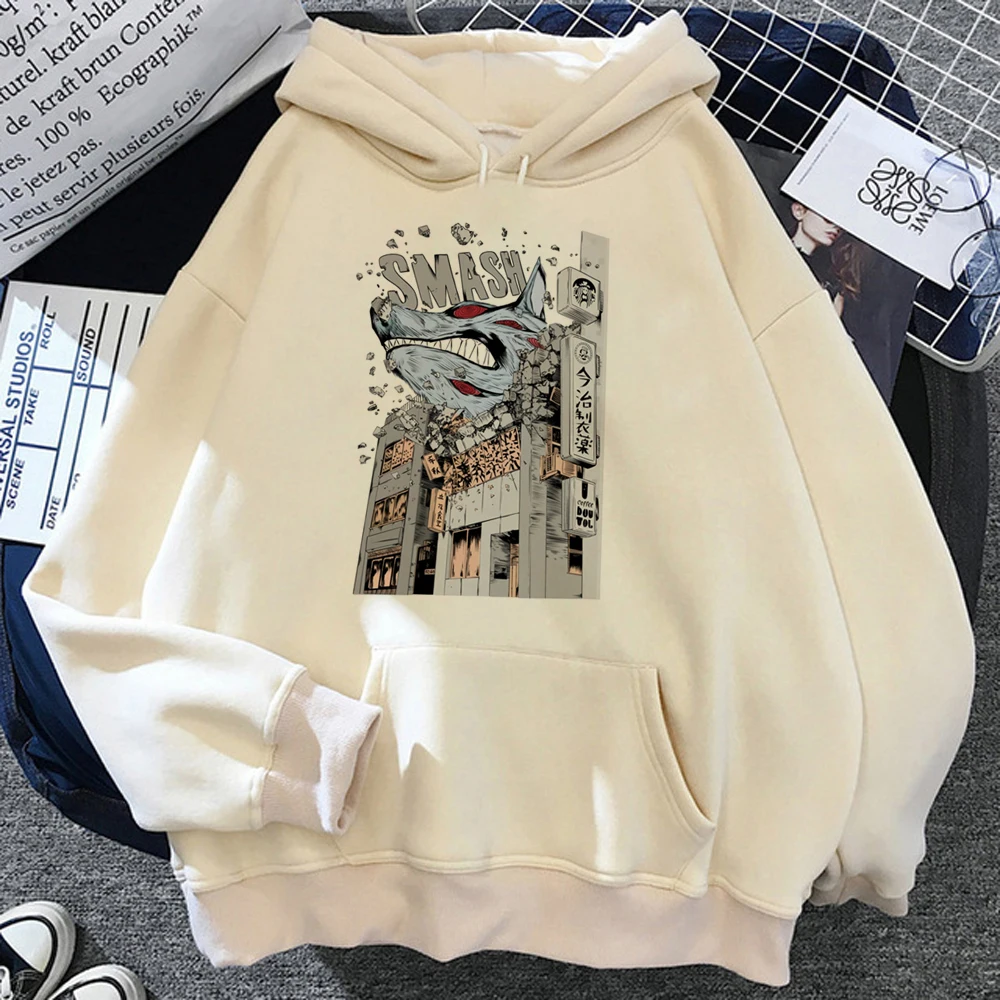

Chainsaw Man hoodies women graphic anime Pullover women gothic pulls