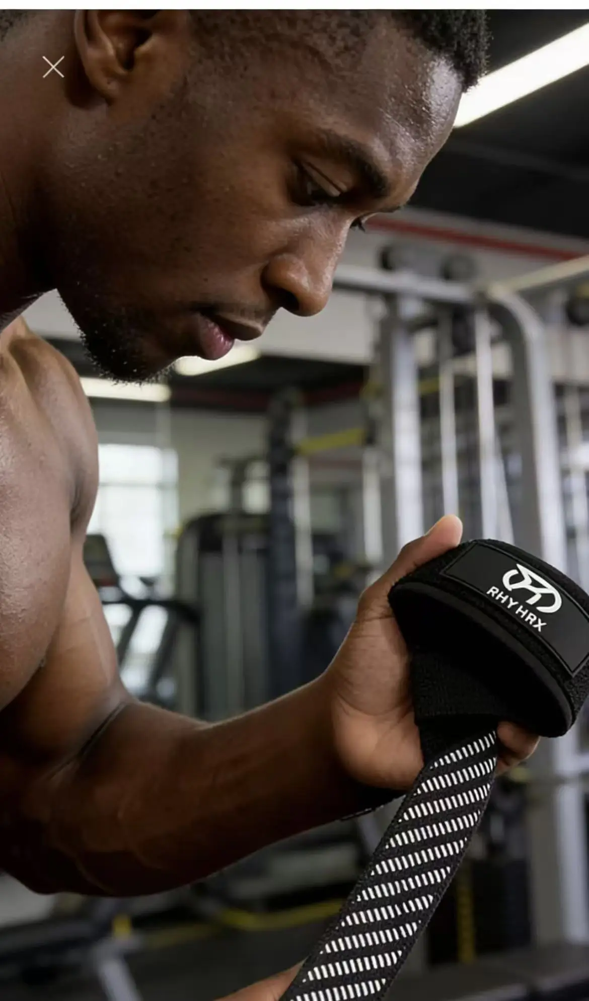 Weightlifting Straps For Strength Training Adjustable Gym Grip_voghion.com