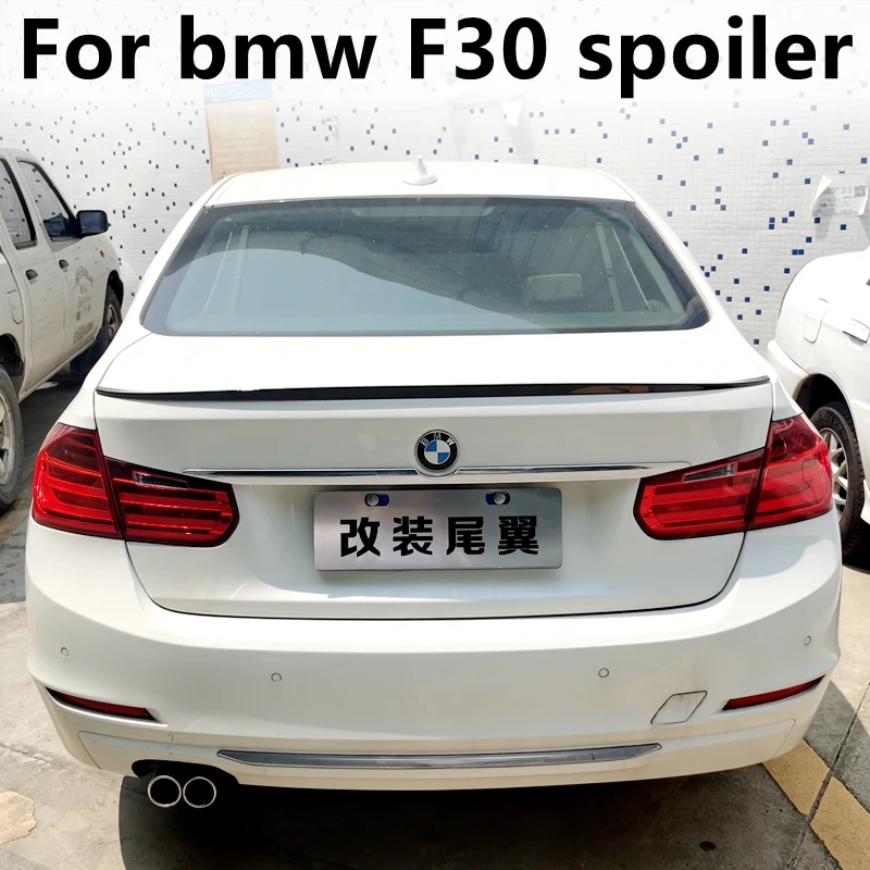 Per Bmw F30 F35 F80 M3 320I 320Li 325Li 328I 2012-2018 Spoiler Abs Primer Colore Coda Ala Decorazione Posteriore Tronco Spoiler M Style