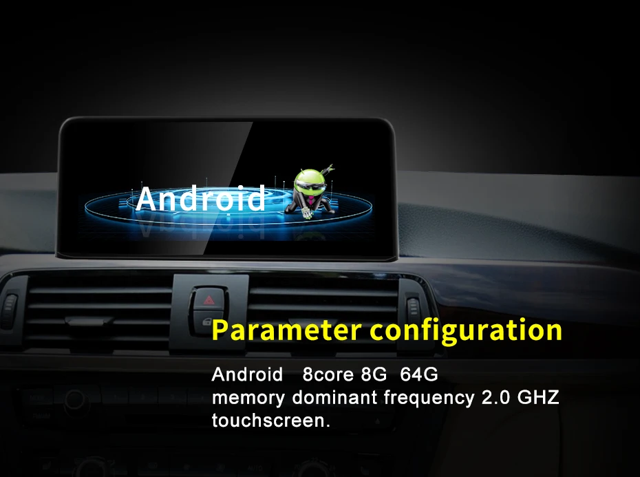 NEW ID8 Snapdragon665 8Core Android13 Carplay Auto For BMW 3Series F30 F31 F34 E