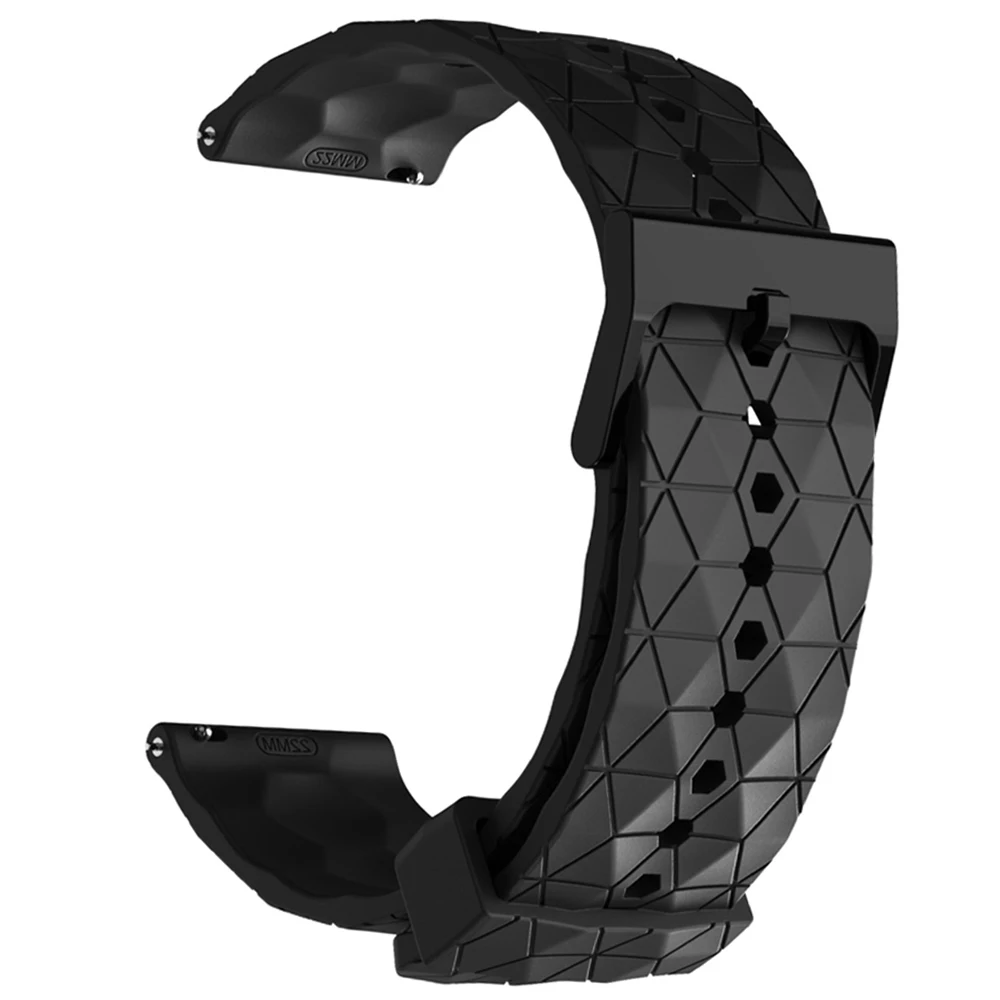 Silicone Watchband Bracelet for Smart Sports Watches - 20mm/22mm Strap