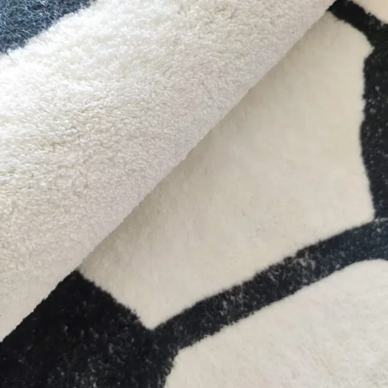 Imitation Cashmere Round Floor Mat Football Small Carpet Baby Room Bedroom Living Room Bathroom Carpet Children Crawling Mat floor mat