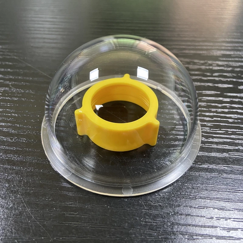 2.7 inch Small CCTV Camera Dome Glass Protective Cover Acrylic PC Hemisphere Shell Clear Color Size