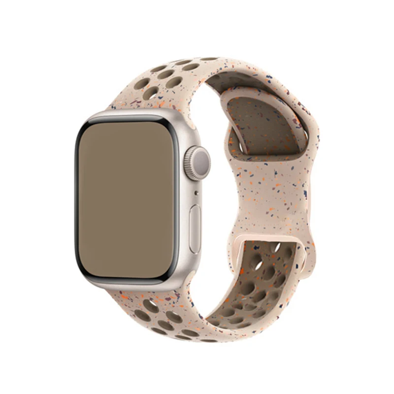 Colorful Particle Sport Rubber Strap