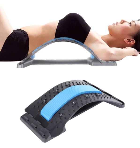 

Adjustable Back Massager Home Using Lumbar Support Stretcher Spinal Pain Relieve Muscle Posture Corrector