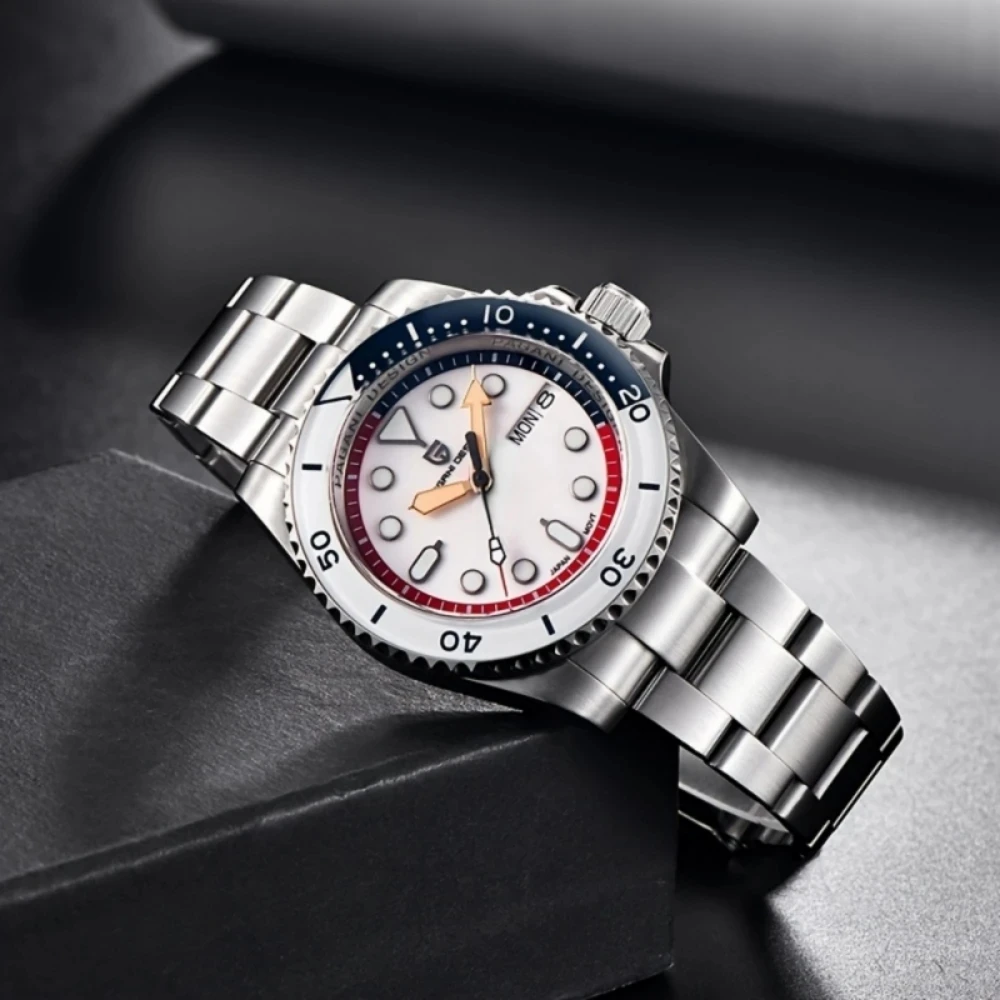 PAGANI DESIGN New Men's Mechanical Wristwatches Luxury Automatic Watches Week Date NH36 100M Waterproof Reloj Hombre PD1726