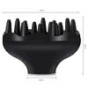 1pc Hair Diffuser Professional Hair Styling Curl Dryer Diffuser Universal Hairdressing Blower Styling Salon Curly Tool Black 6