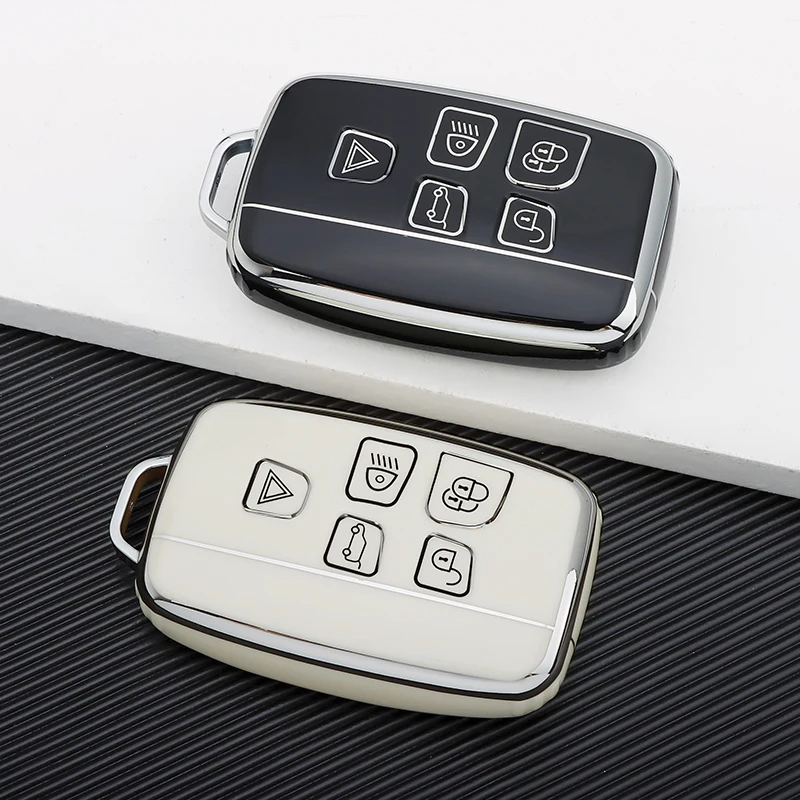 Модный ТПУ чехол для автомобильного ключа Land Rover Range Sport Evoque Freelander Jaguar XF XJ XE XJL