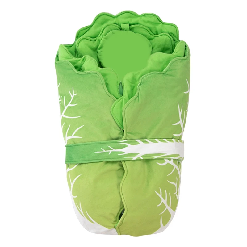 

Funny Crystal Velvet Cabbage Blanket Soft Plush Throw Blanket For 0-6 Months Old Newborn Baby Warm Blanket Swaddle Quilt