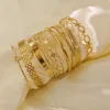 Stainless Steel Bangles Bracelet for Women Luxury Gold Color Cuff Bracelet Femme Fashion Wedding Jewelry Valentines Day Gift 2