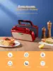 3 in 1 Waffle Maker with Removable Plates, 1200W Panini Press with Interchangeable Non-Stick Plates, Indicator Lights, NEW USA 6