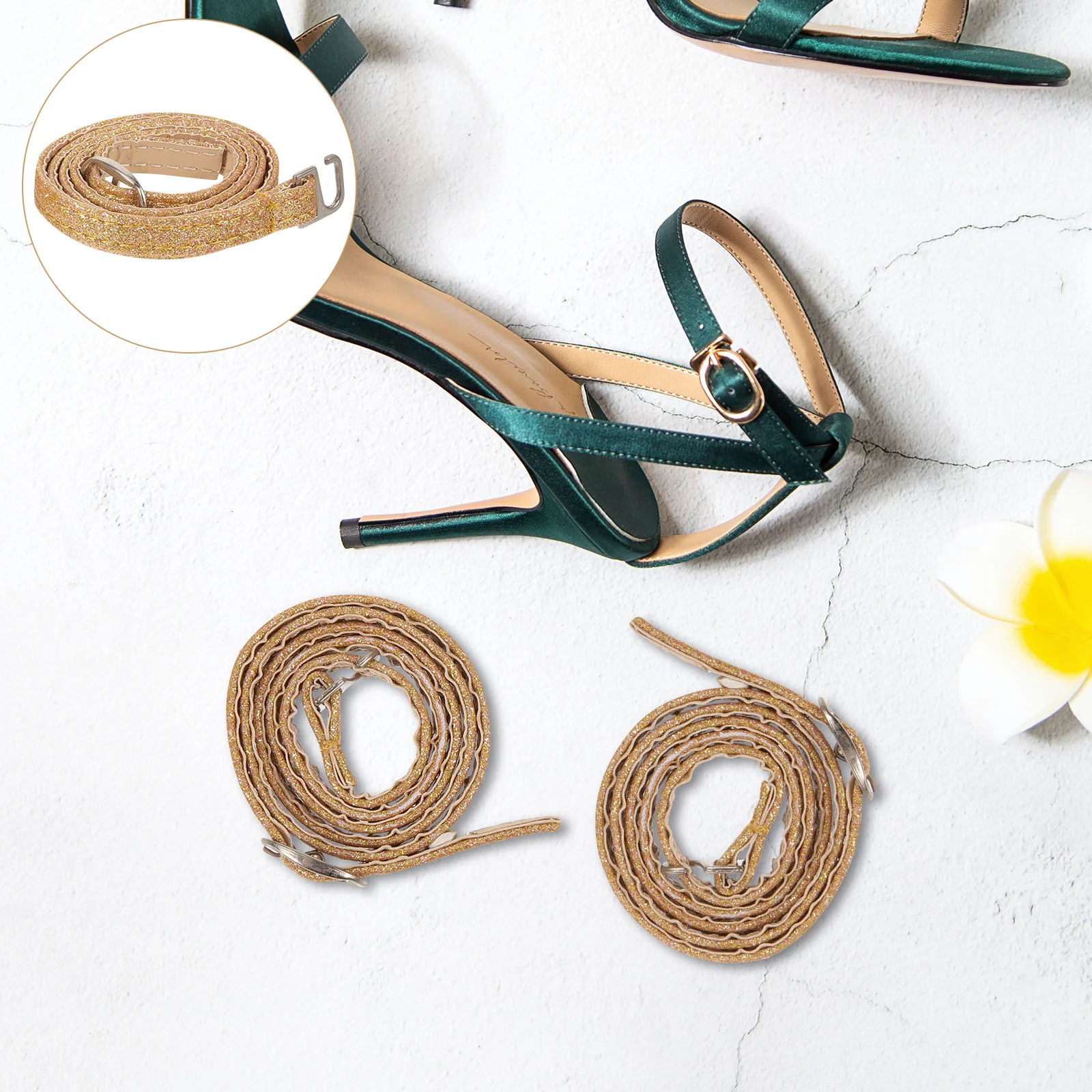 

1 Pair Buckle Straps Heel Straps Shoe Straps Elegant Heel Straps for High Heels