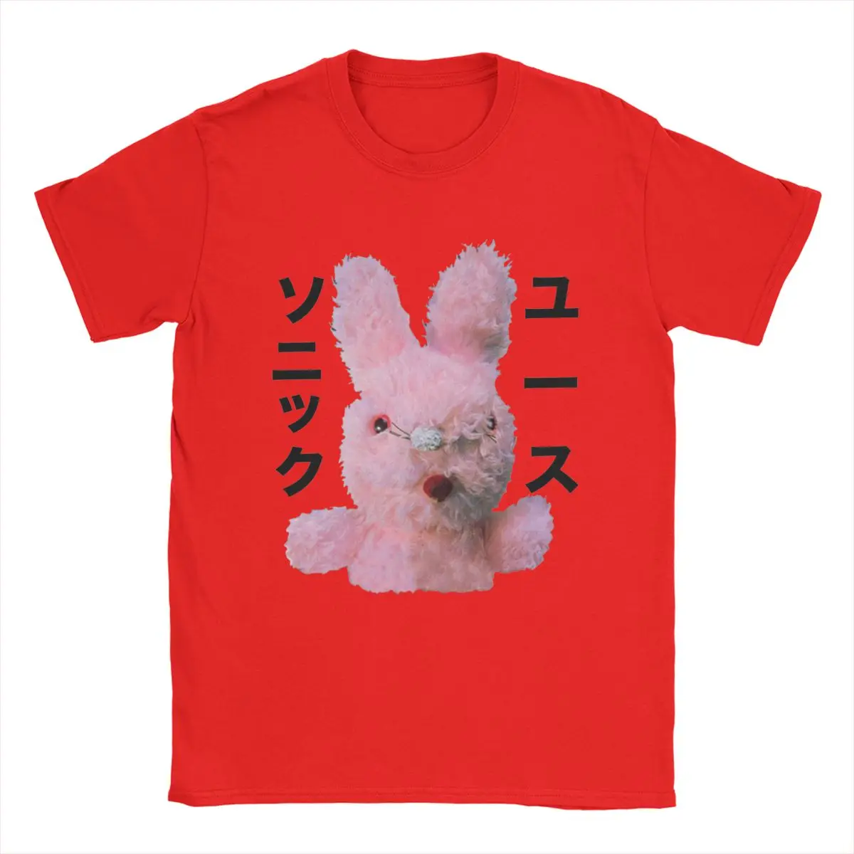 thumbnail image 1 of Camiseta japonesa de Sonic Youth con diseño de conejo sucio para hombre, camiseta informal de manga corta con cuello redondo, camiseta de algodón, idea de regalo, tops, 1 of 5