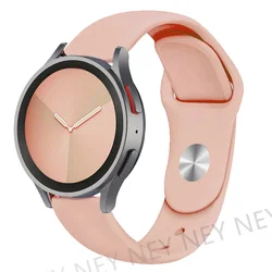 Silicone Replacement Strap - Premium Wristband for Smartwatches, Available in 20mm/22mm (Pink sand 14)