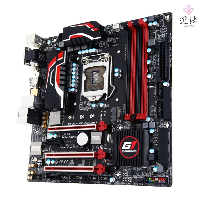 For GA-Z170MX-GAMING 5 Mtherboard 64GB PCI-E 3.0 LGA 1151 DDR4 Micro ATX Z170 Mainboard 4 For GA-Z170MX-GAMING 5 Mtherboard 64GB PCI-E 3.0 LGA 1151 DDR4 Micro ATX Z170 Mainboard - Image 2